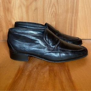 Mens 9 Bally of Switzerland Leather Loafers Black CCKC2016